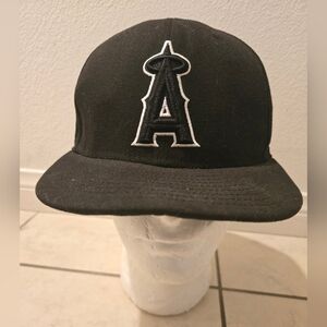 New Era Angels 7 ⅜ 59Fifty Fitted Hat Black